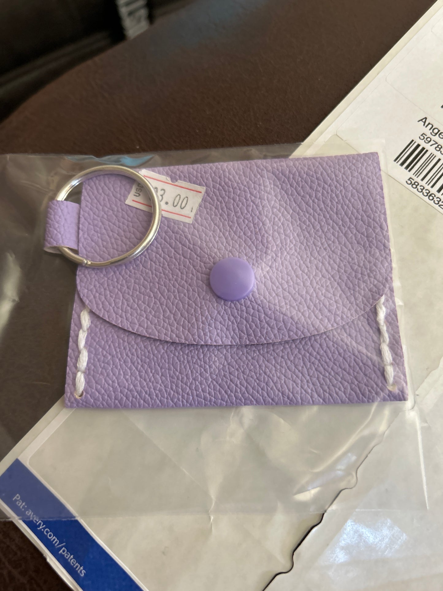 Light purple coin purse