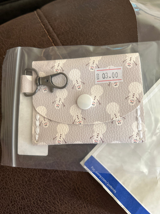 Snowman coin purse