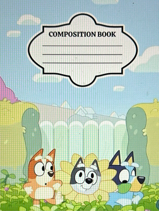 Bluey 8 Composition Notebook