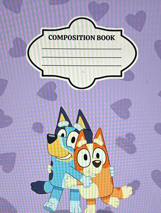 Bluey 5 Composition Notebook