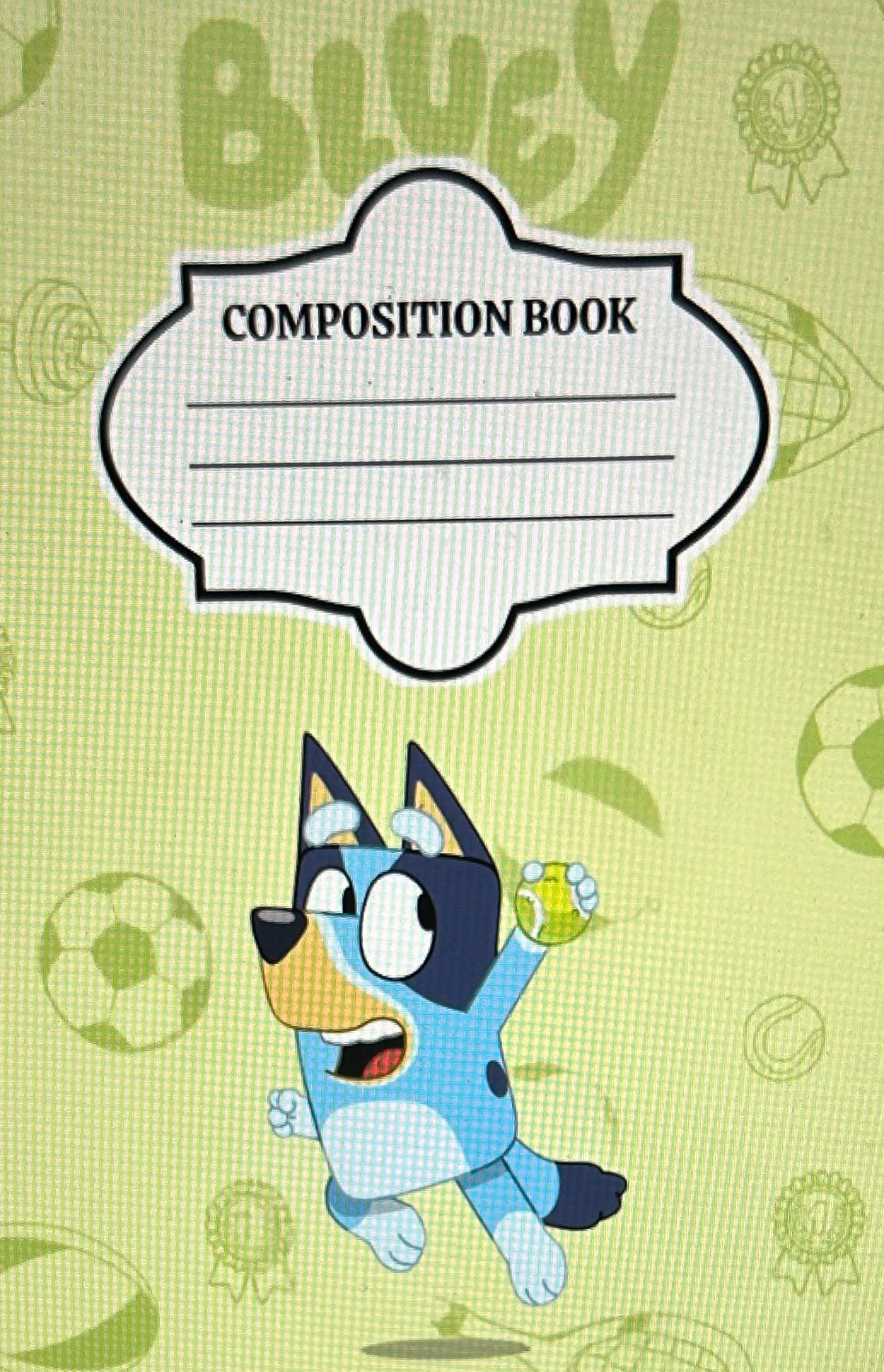 Bluey 14 Composition Notebook