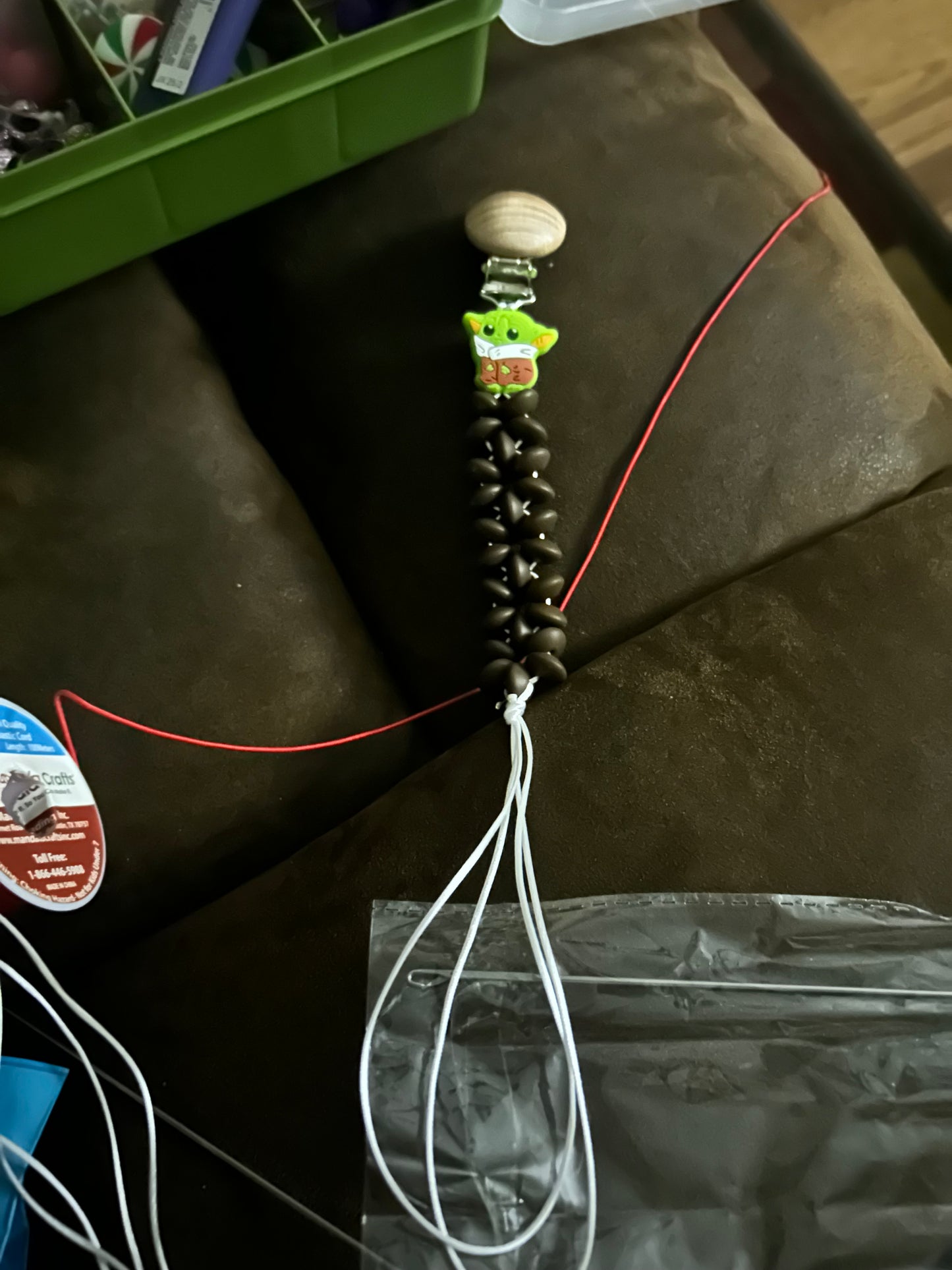 Baby Yoda pacifier clip