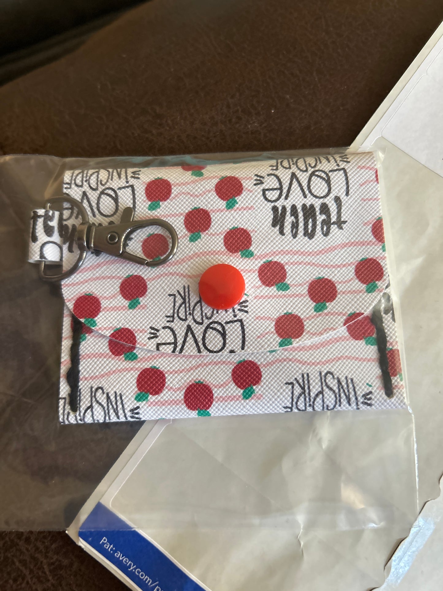 Teach love inspire coin purse