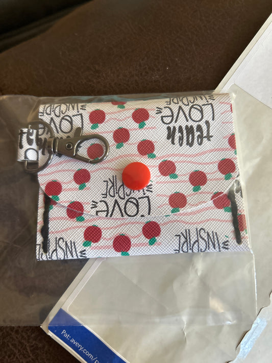 Teach love inspire coin purse