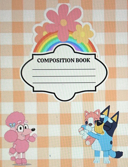 Bluey 12 Composition Notebook