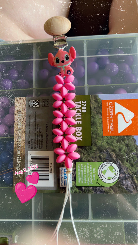 Angel pacifier clip