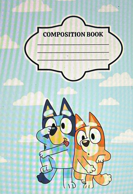 Bluey 9 Composition Notebook