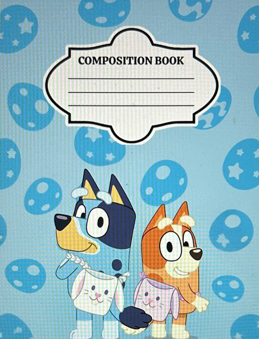 Bluey 3 Composition Notebook