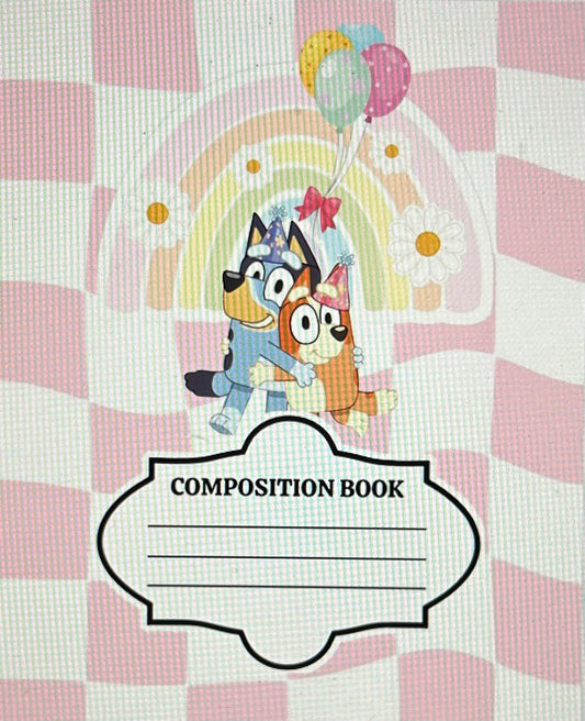 Bluey 4 Composition Notebook