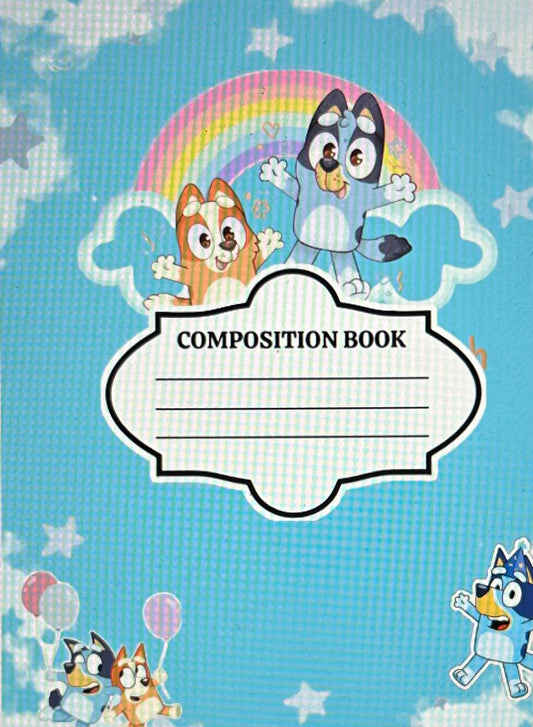 Bluey 10 Composition Notebook