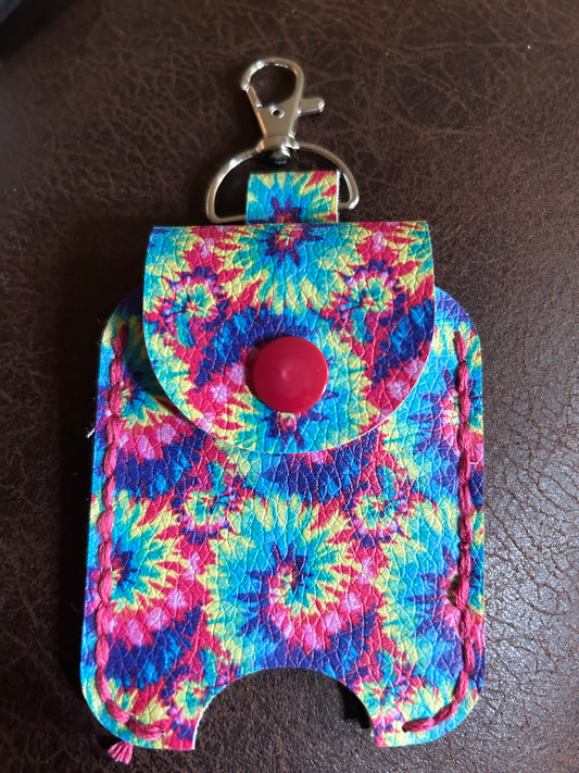 Tie-dye 1oz hand sanitizer holder