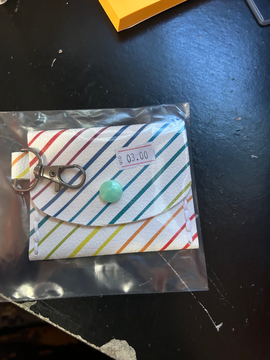 Stripes 2 coin purse